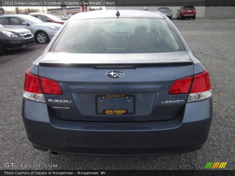 Graphite Gray Metallic / Black 2013 Subaru Legacy 2.5i Limited