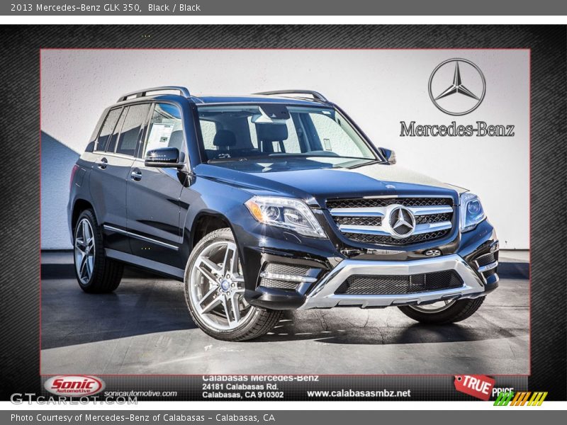 Black / Black 2013 Mercedes-Benz GLK 350