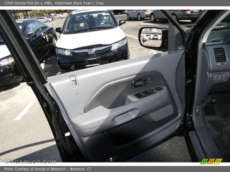 Nighthawk Black Pearl / Gray 2006 Honda Pilot EX-L 4WD