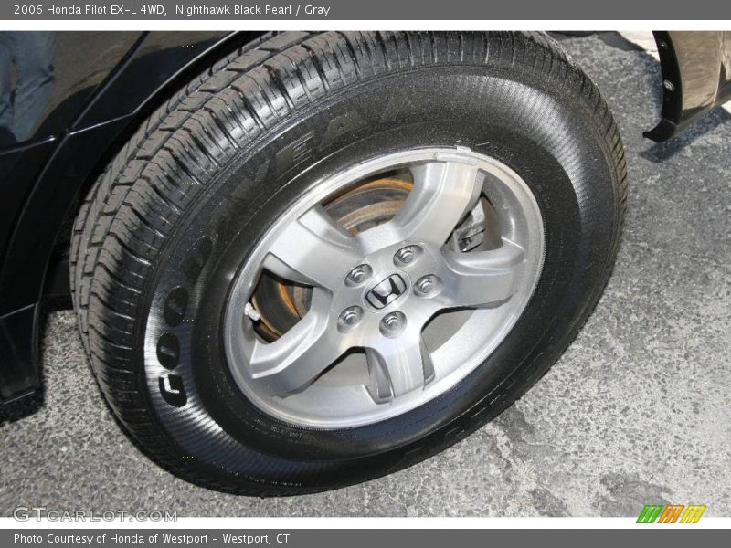 Nighthawk Black Pearl / Gray 2006 Honda Pilot EX-L 4WD