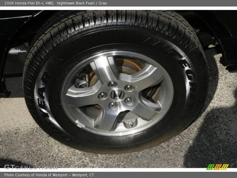 Nighthawk Black Pearl / Gray 2006 Honda Pilot EX-L 4WD