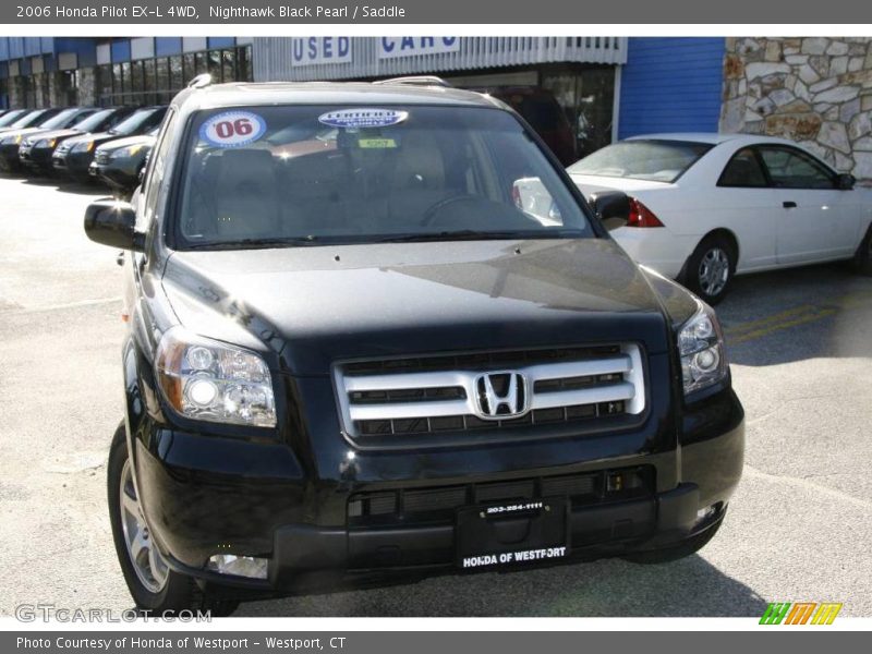 Nighthawk Black Pearl / Saddle 2006 Honda Pilot EX-L 4WD
