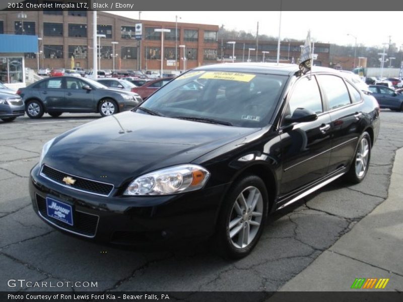 Black / Ebony 2012 Chevrolet Impala LTZ