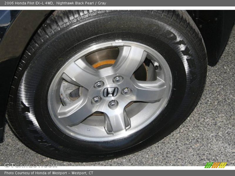 Nighthawk Black Pearl / Gray 2006 Honda Pilot EX-L 4WD