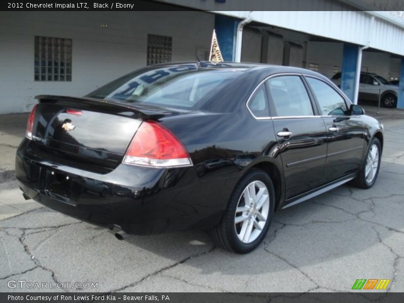 Black / Ebony 2012 Chevrolet Impala LTZ