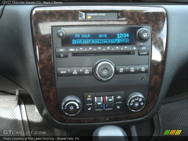 Black / Ebony 2012 Chevrolet Impala LTZ