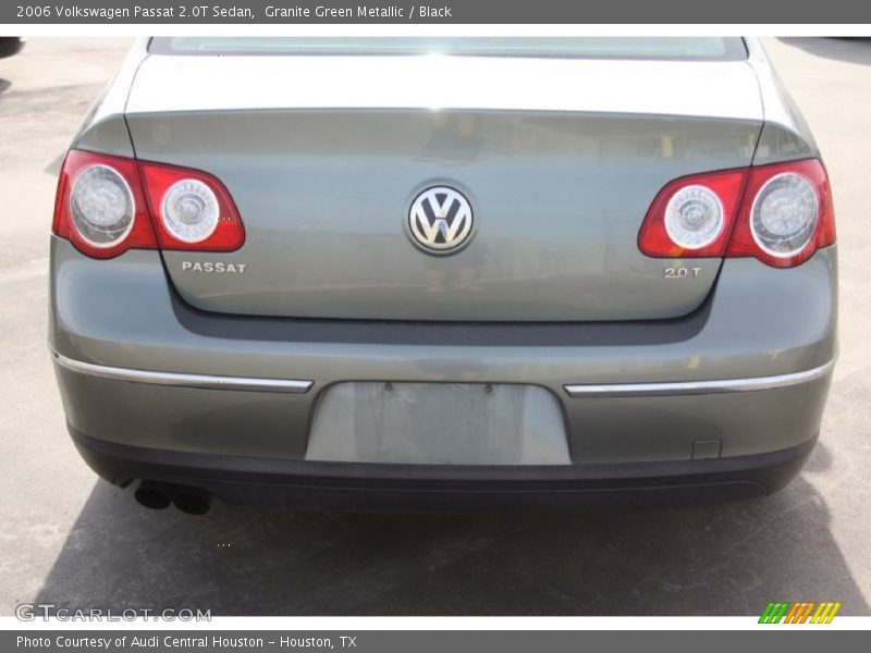 Granite Green Metallic / Black 2006 Volkswagen Passat 2.0T Sedan