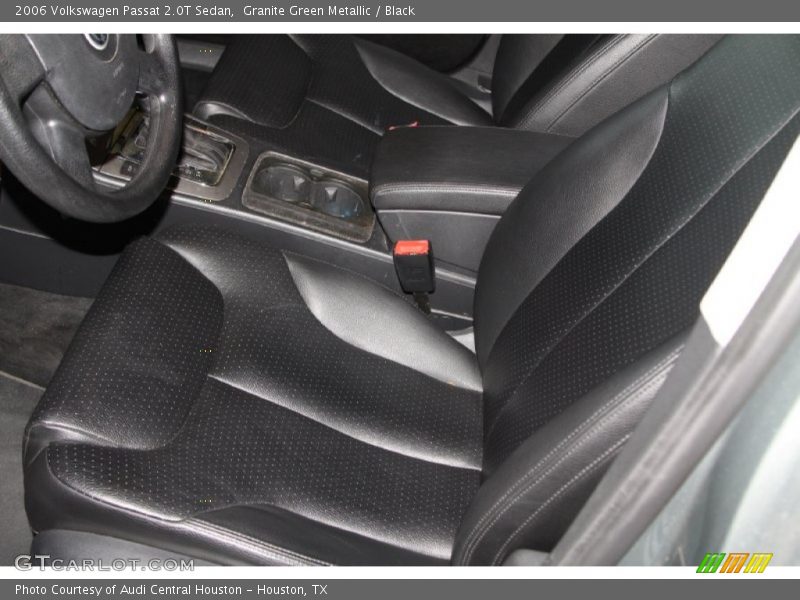 Granite Green Metallic / Black 2006 Volkswagen Passat 2.0T Sedan