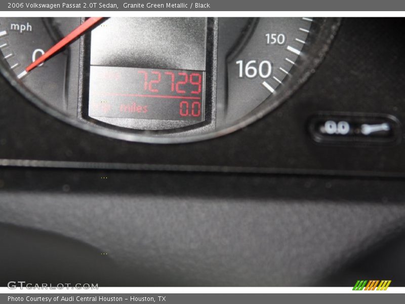 Granite Green Metallic / Black 2006 Volkswagen Passat 2.0T Sedan