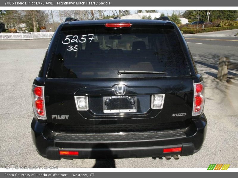 Nighthawk Black Pearl / Saddle 2006 Honda Pilot EX-L 4WD