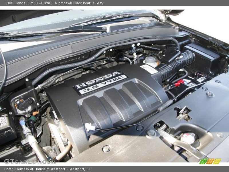 Nighthawk Black Pearl / Gray 2006 Honda Pilot EX-L 4WD