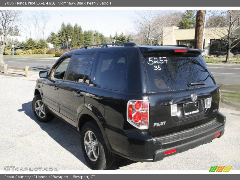 Nighthawk Black Pearl / Saddle 2006 Honda Pilot EX-L 4WD