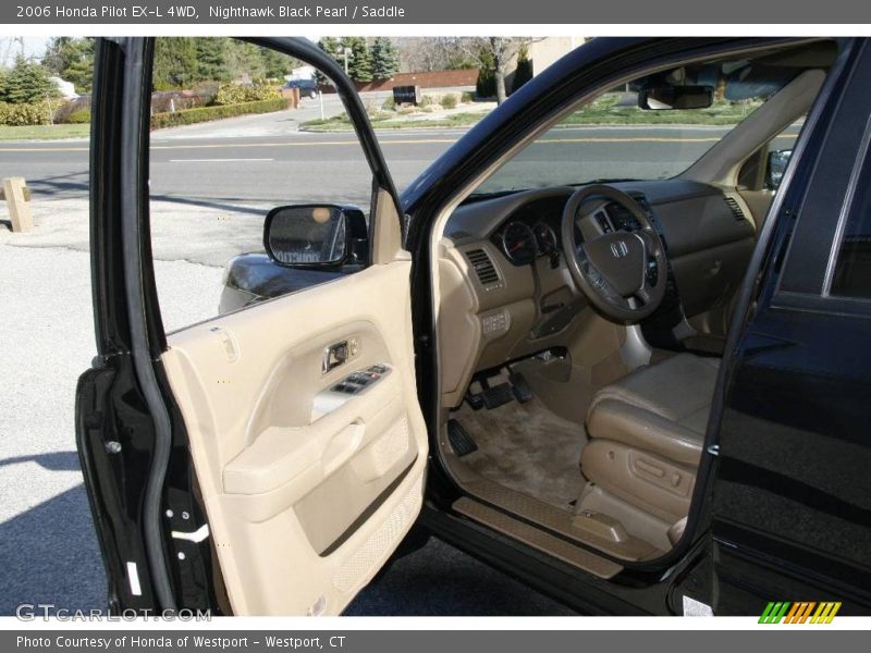 Nighthawk Black Pearl / Saddle 2006 Honda Pilot EX-L 4WD