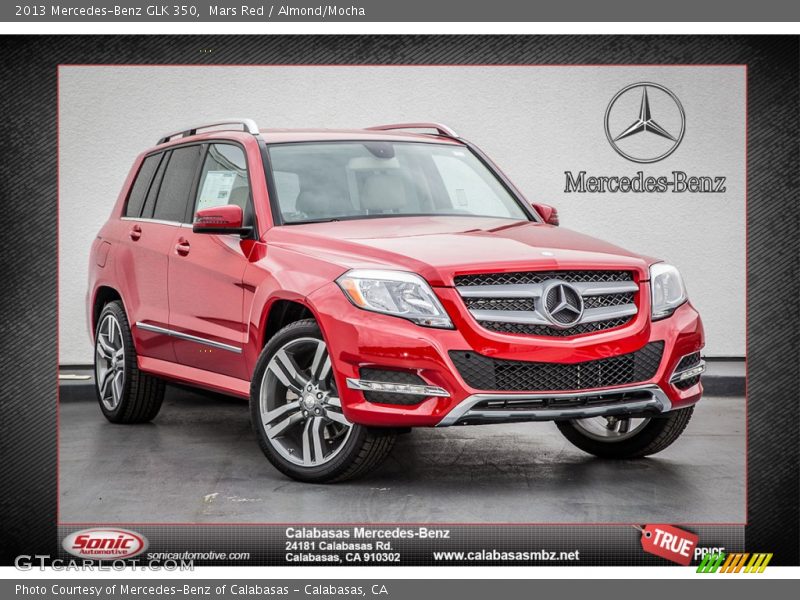 Mars Red / Almond/Mocha 2013 Mercedes-Benz GLK 350