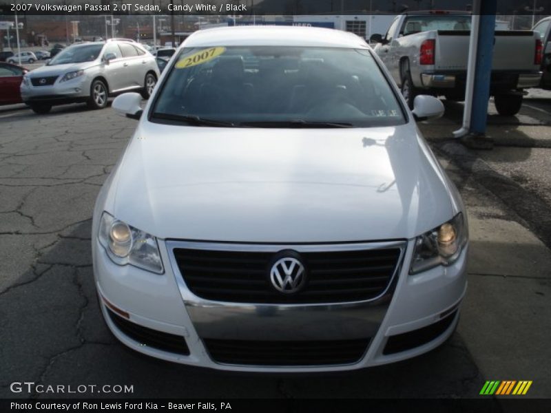 Candy White / Black 2007 Volkswagen Passat 2.0T Sedan
