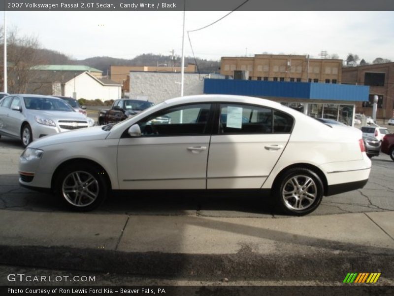 Candy White / Black 2007 Volkswagen Passat 2.0T Sedan