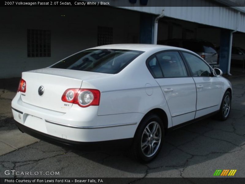 Candy White / Black 2007 Volkswagen Passat 2.0T Sedan