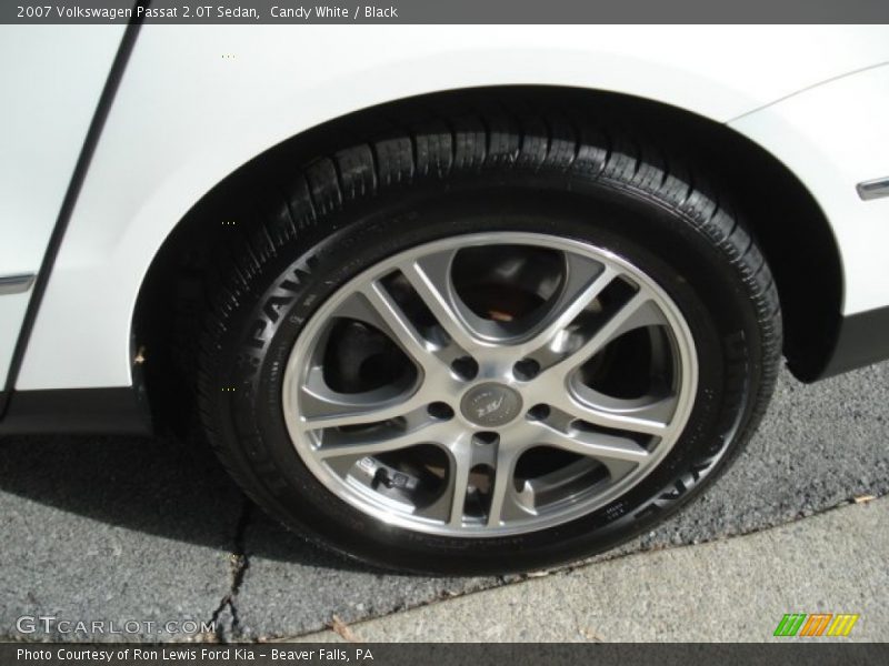 Candy White / Black 2007 Volkswagen Passat 2.0T Sedan