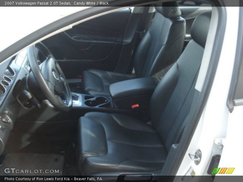 Candy White / Black 2007 Volkswagen Passat 2.0T Sedan
