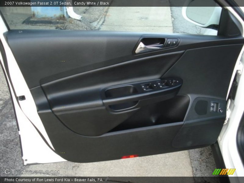 Candy White / Black 2007 Volkswagen Passat 2.0T Sedan