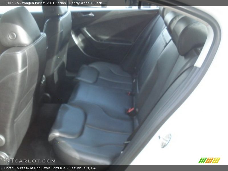 Candy White / Black 2007 Volkswagen Passat 2.0T Sedan