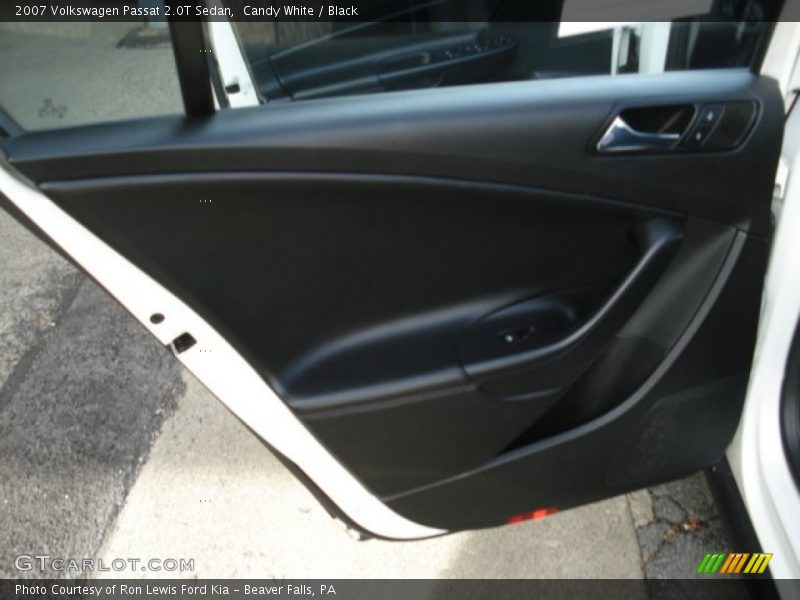Candy White / Black 2007 Volkswagen Passat 2.0T Sedan