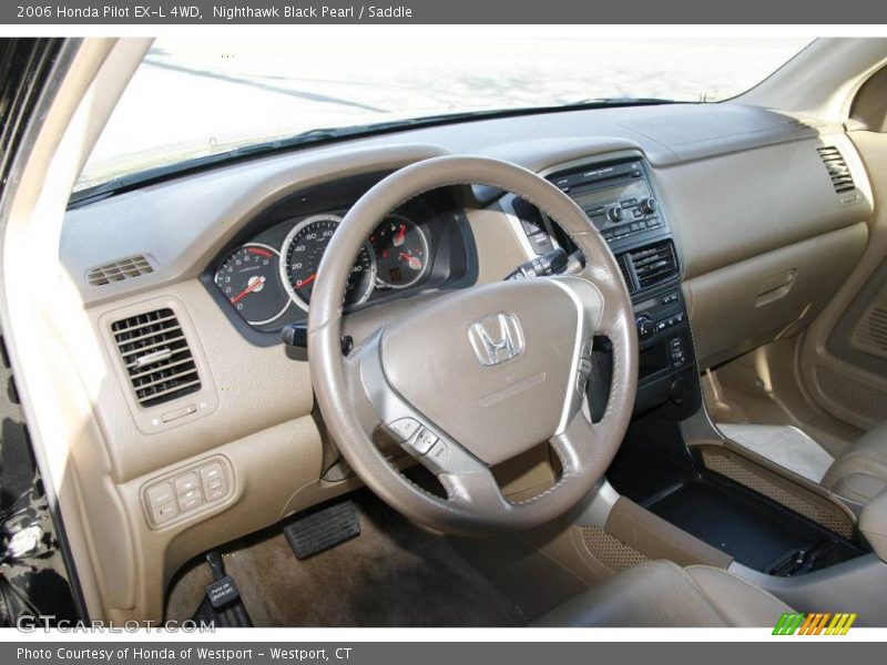 Nighthawk Black Pearl / Saddle 2006 Honda Pilot EX-L 4WD