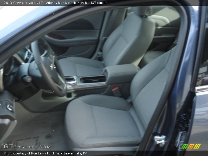 Atlantis Blue Metallic / Jet Black/Titanium 2013 Chevrolet Malibu LT