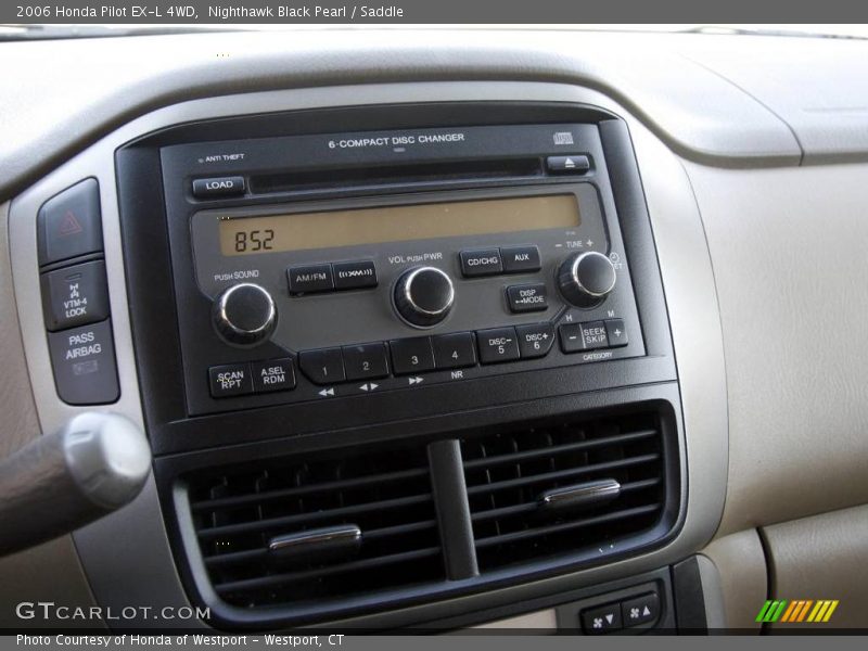 Nighthawk Black Pearl / Saddle 2006 Honda Pilot EX-L 4WD