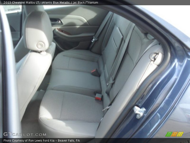 Atlantis Blue Metallic / Jet Black/Titanium 2013 Chevrolet Malibu LT