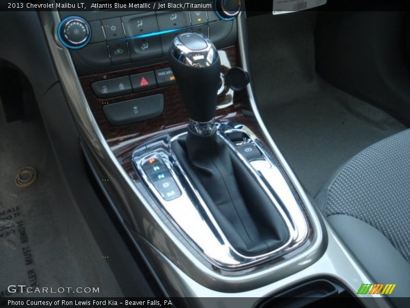 Atlantis Blue Metallic / Jet Black/Titanium 2013 Chevrolet Malibu LT