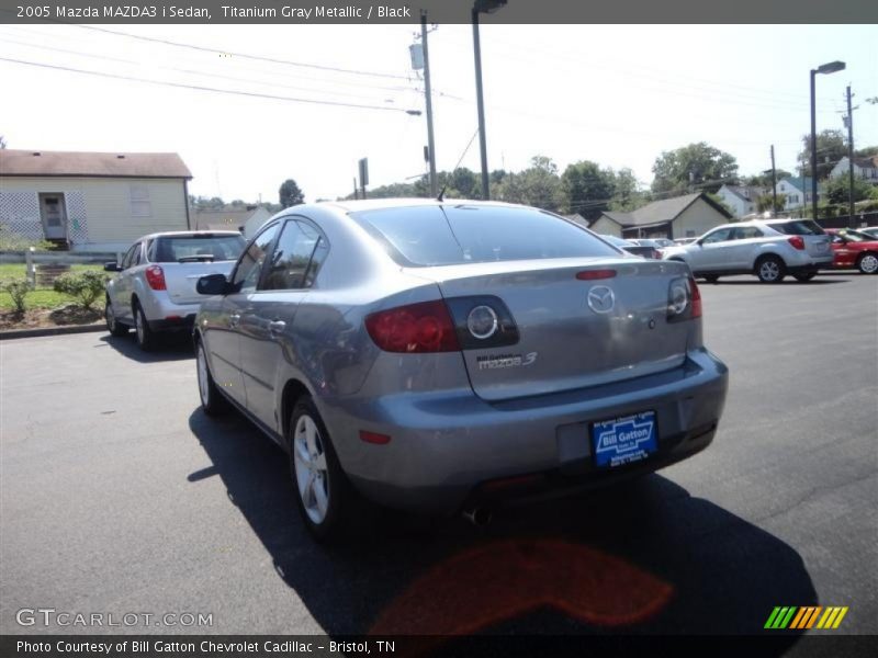 Titanium Gray Metallic / Black 2005 Mazda MAZDA3 i Sedan