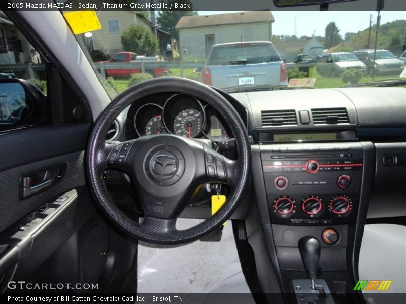 Titanium Gray Metallic / Black 2005 Mazda MAZDA3 i Sedan