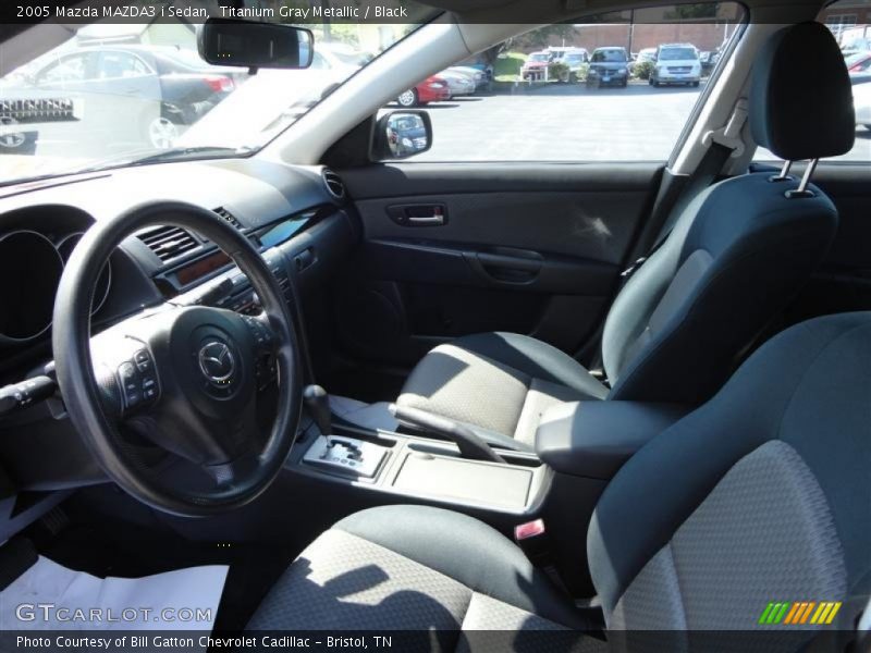 Titanium Gray Metallic / Black 2005 Mazda MAZDA3 i Sedan