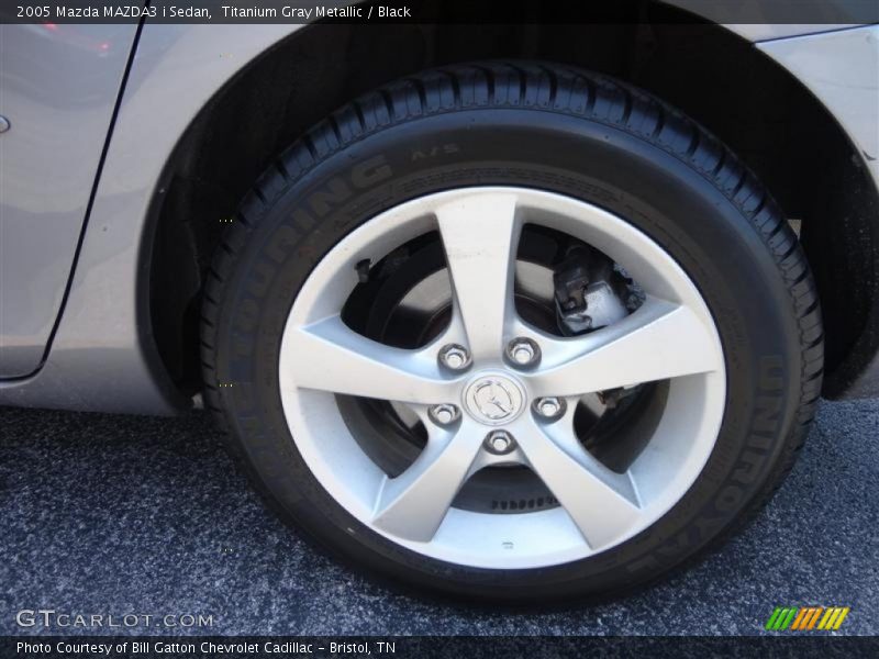 Titanium Gray Metallic / Black 2005 Mazda MAZDA3 i Sedan