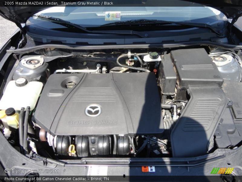 Titanium Gray Metallic / Black 2005 Mazda MAZDA3 i Sedan