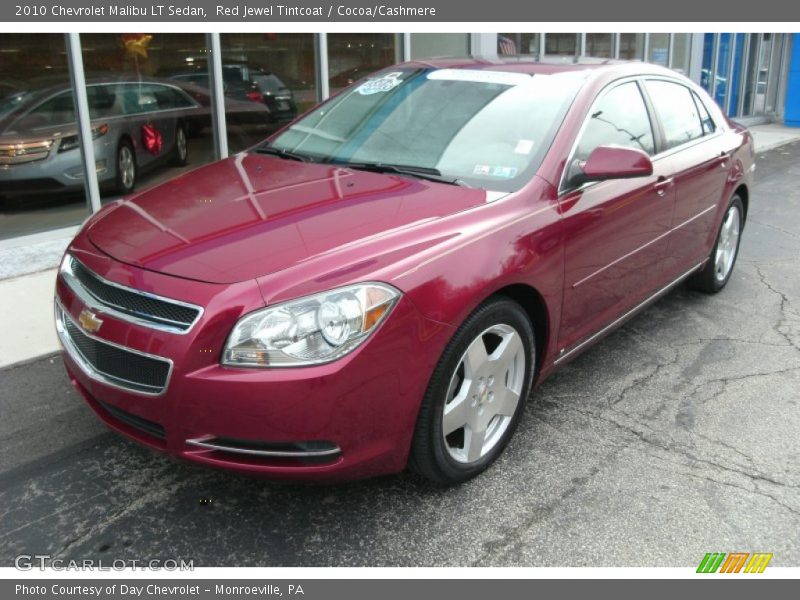 Red Jewel Tintcoat / Cocoa/Cashmere 2010 Chevrolet Malibu LT Sedan