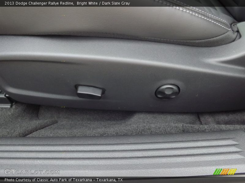 Bright White / Dark Slate Gray 2013 Dodge Challenger Rallye Redline