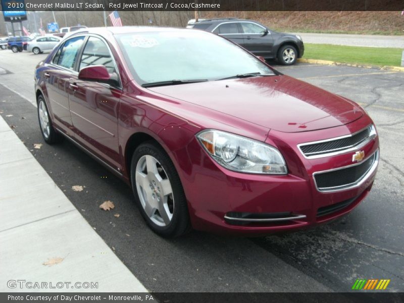 Red Jewel Tintcoat / Cocoa/Cashmere 2010 Chevrolet Malibu LT Sedan