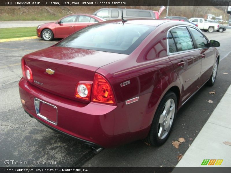 Red Jewel Tintcoat / Cocoa/Cashmere 2010 Chevrolet Malibu LT Sedan