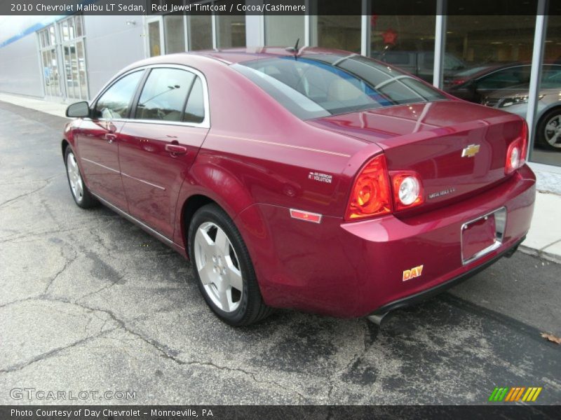 Red Jewel Tintcoat / Cocoa/Cashmere 2010 Chevrolet Malibu LT Sedan