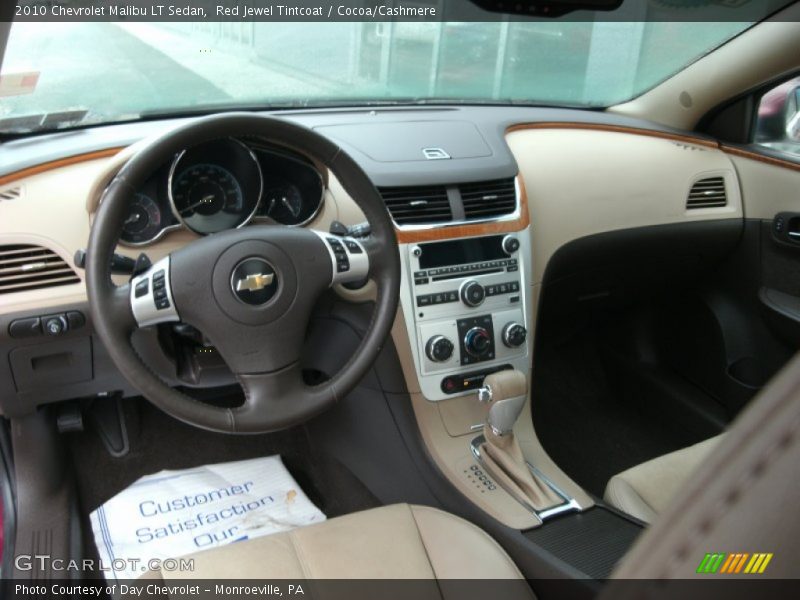 Red Jewel Tintcoat / Cocoa/Cashmere 2010 Chevrolet Malibu LT Sedan