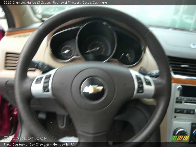 Red Jewel Tintcoat / Cocoa/Cashmere 2010 Chevrolet Malibu LT Sedan