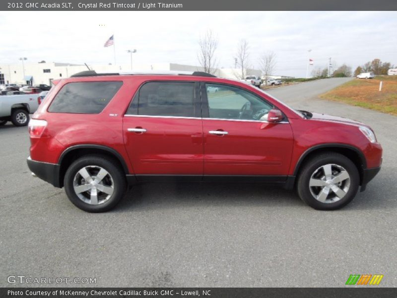 Crystal Red Tintcoat / Light Titanium 2012 GMC Acadia SLT