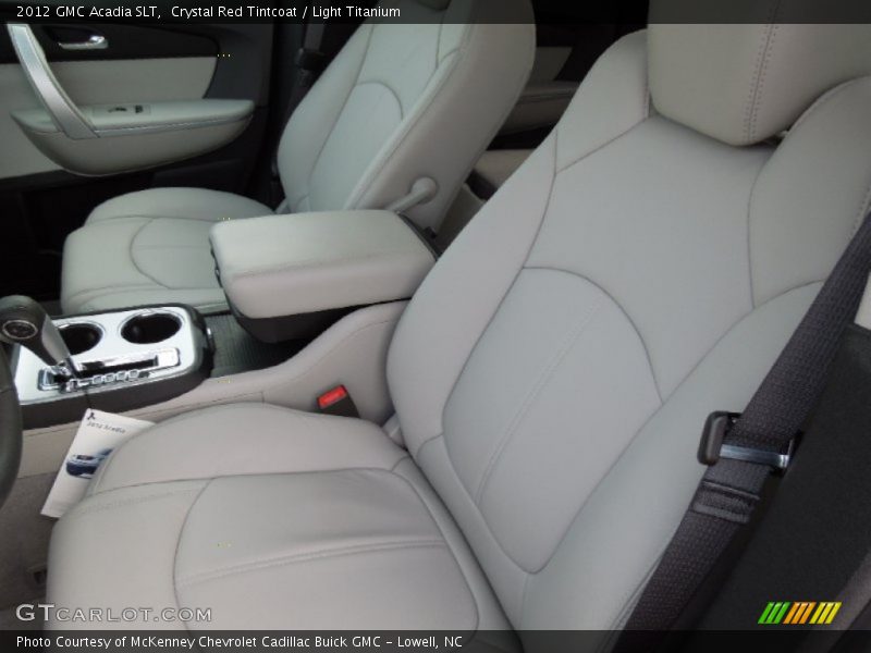 Crystal Red Tintcoat / Light Titanium 2012 GMC Acadia SLT