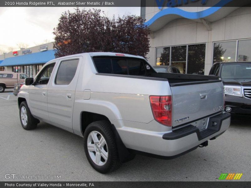 Alabaster Silver Metallic / Black 2010 Honda Ridgeline RTL