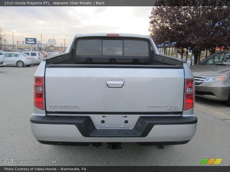 Alabaster Silver Metallic / Black 2010 Honda Ridgeline RTL