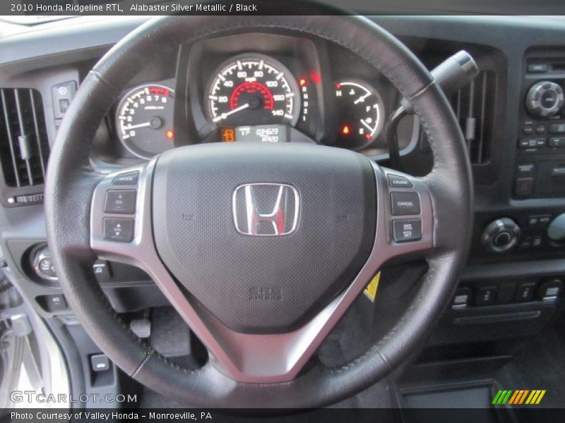 Alabaster Silver Metallic / Black 2010 Honda Ridgeline RTL