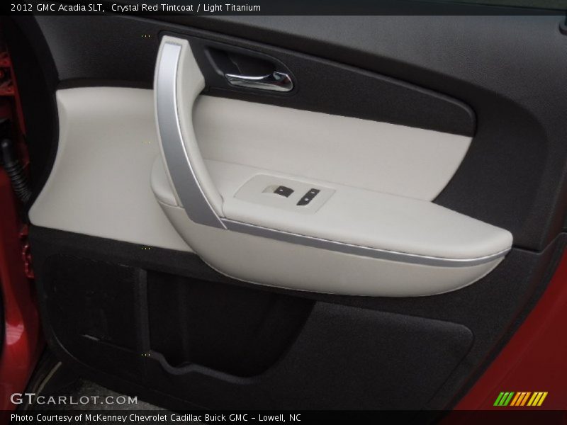 Crystal Red Tintcoat / Light Titanium 2012 GMC Acadia SLT