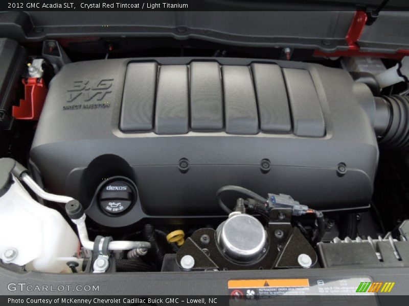 Crystal Red Tintcoat / Light Titanium 2012 GMC Acadia SLT